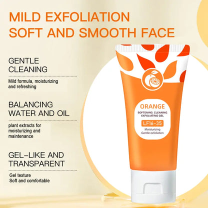 The Exclusive Official Store Orange Scented Exfoliator Clear Gel