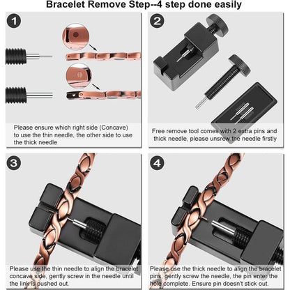 🎄Christmas Special Offer🎅Copper magnetic bracelet—Relieve fatigue