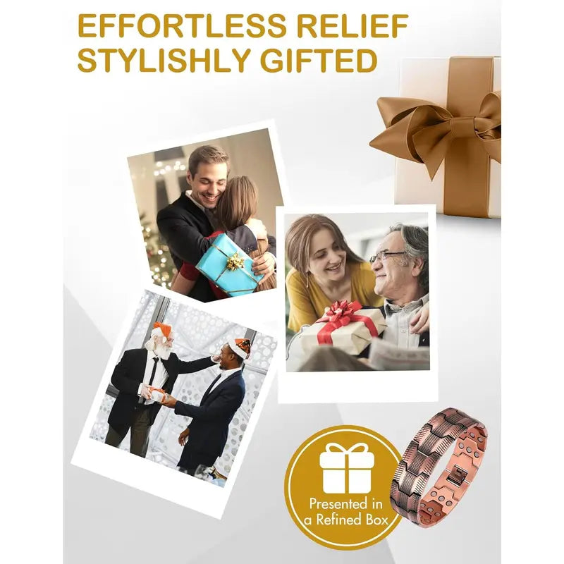 🎄Christmas Special Offer🎅Copper magnetic bracelet—Relieve fatigue