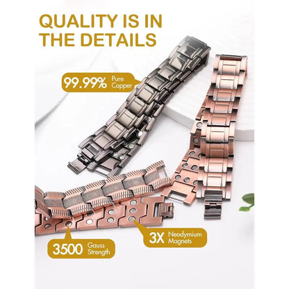 🎄Christmas Special Offer🎅Copper magnetic bracelet—Relieve fatigue