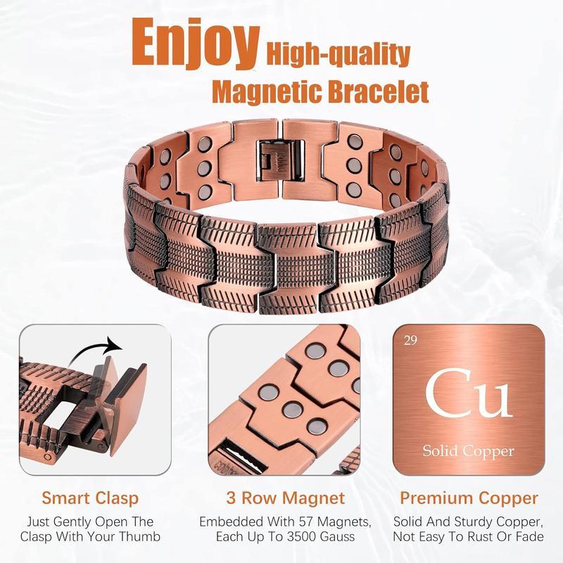 🎄Christmas Special Offer🎅Copper magnetic bracelet—Relieve fatigue