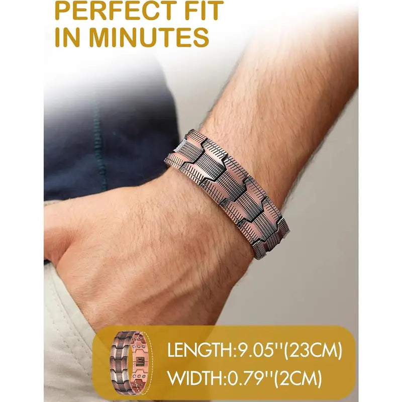 🎄Christmas Special Offer🎅Copper magnetic bracelet—Relieve fatigue